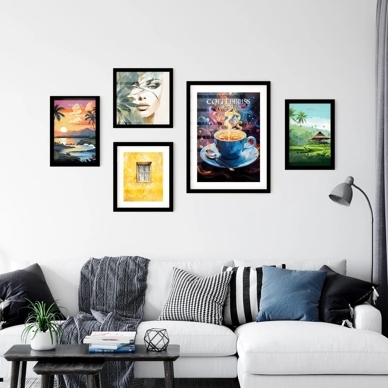 Illustration For All The Coffee Lovers - A B Wall Art