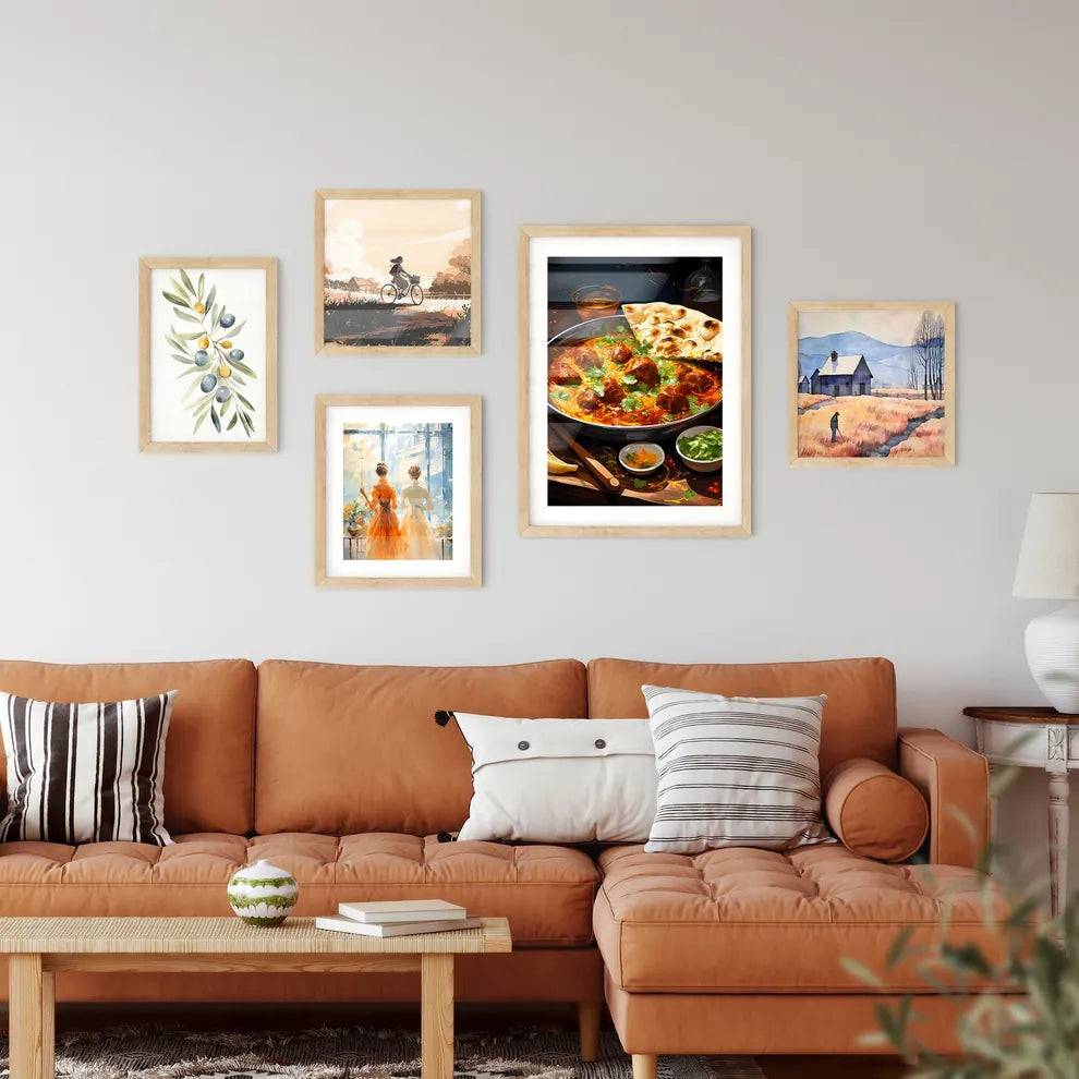 Indian Curry Lamb Rogan Josh In A Steel Kara Wall Art