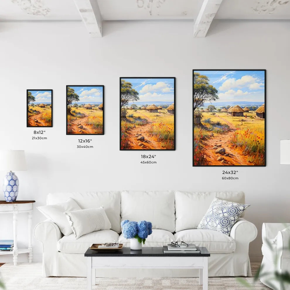 Massai - A Dirt Road  - Kitchen Hangings