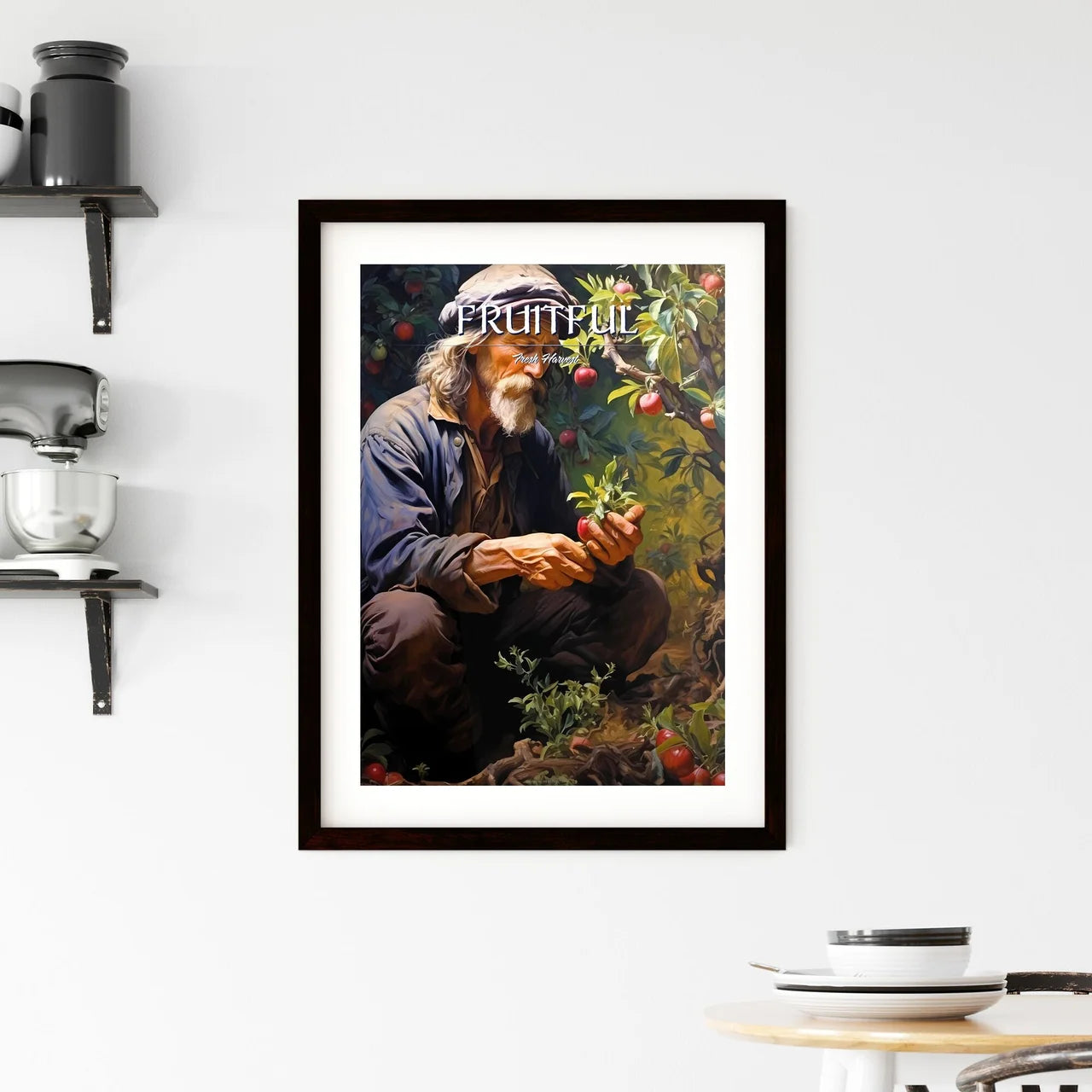 Planting An Apple Tree In The Garden  Hangings