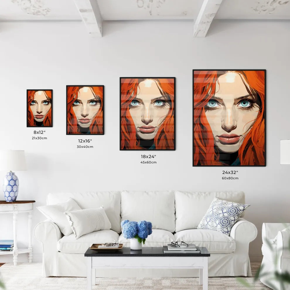 Pop Art Vintage Comic Style Woman With Open  - Kitchen Hangings