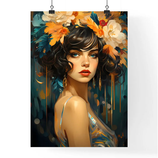 Retro Party Invitation Design With A Flapper Poster