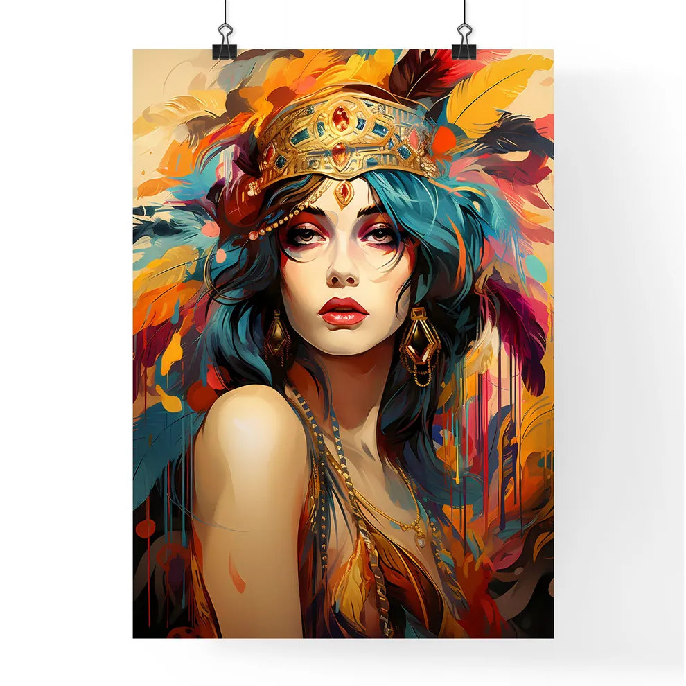 Retro Party Invitation Design With A Flapper Poster