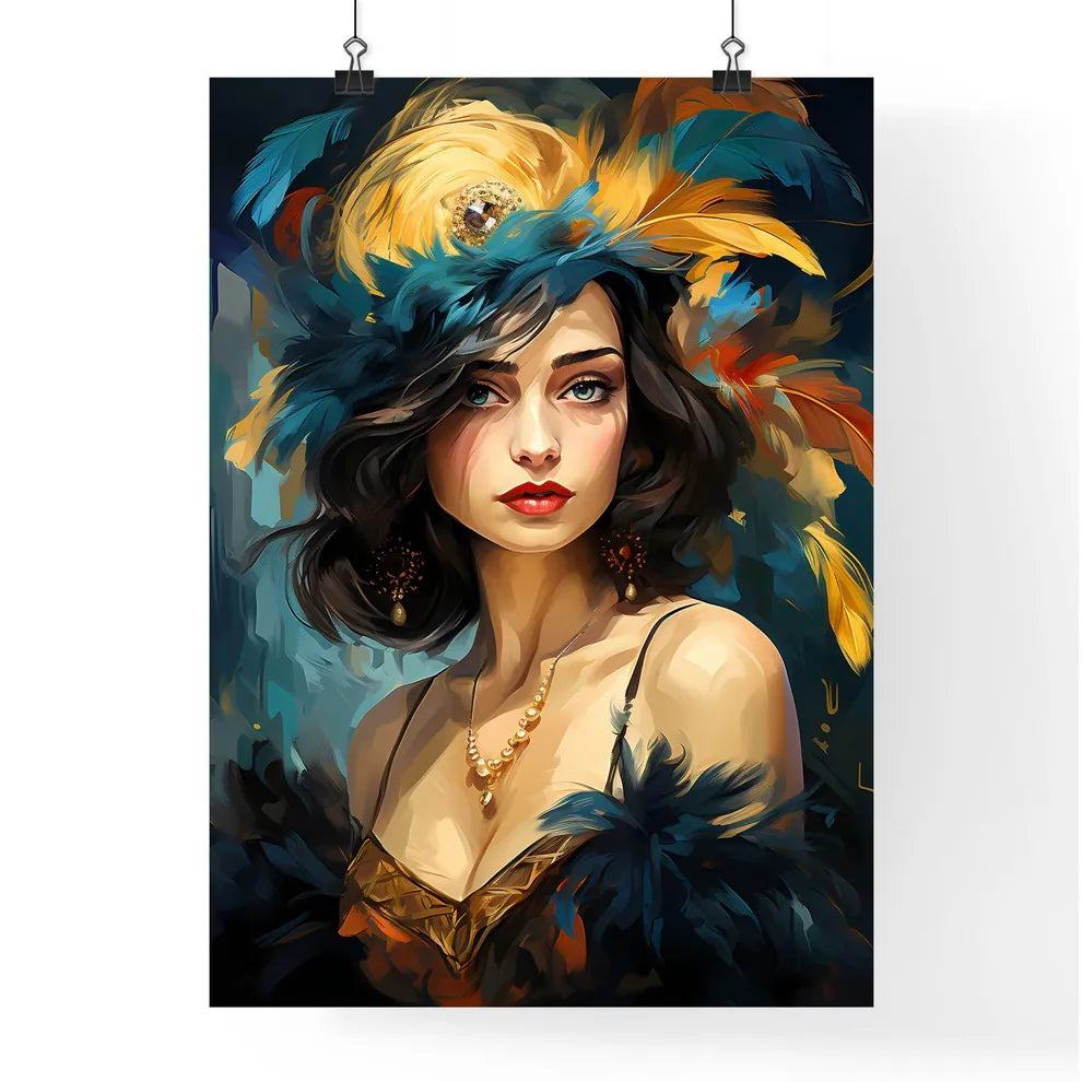 Retro Party Invitation Design With A Flapper Poster