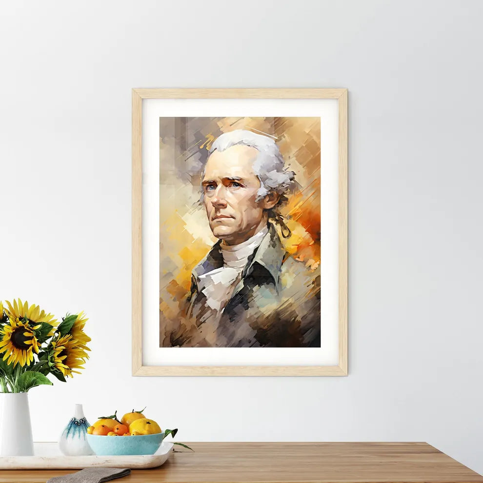 Secretary Of The Treasury Alexander Hamilton Framed Print