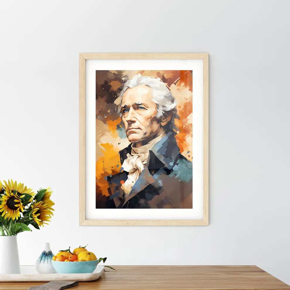 Secretary Of The Treasury Alexander Hamilton Framed Print