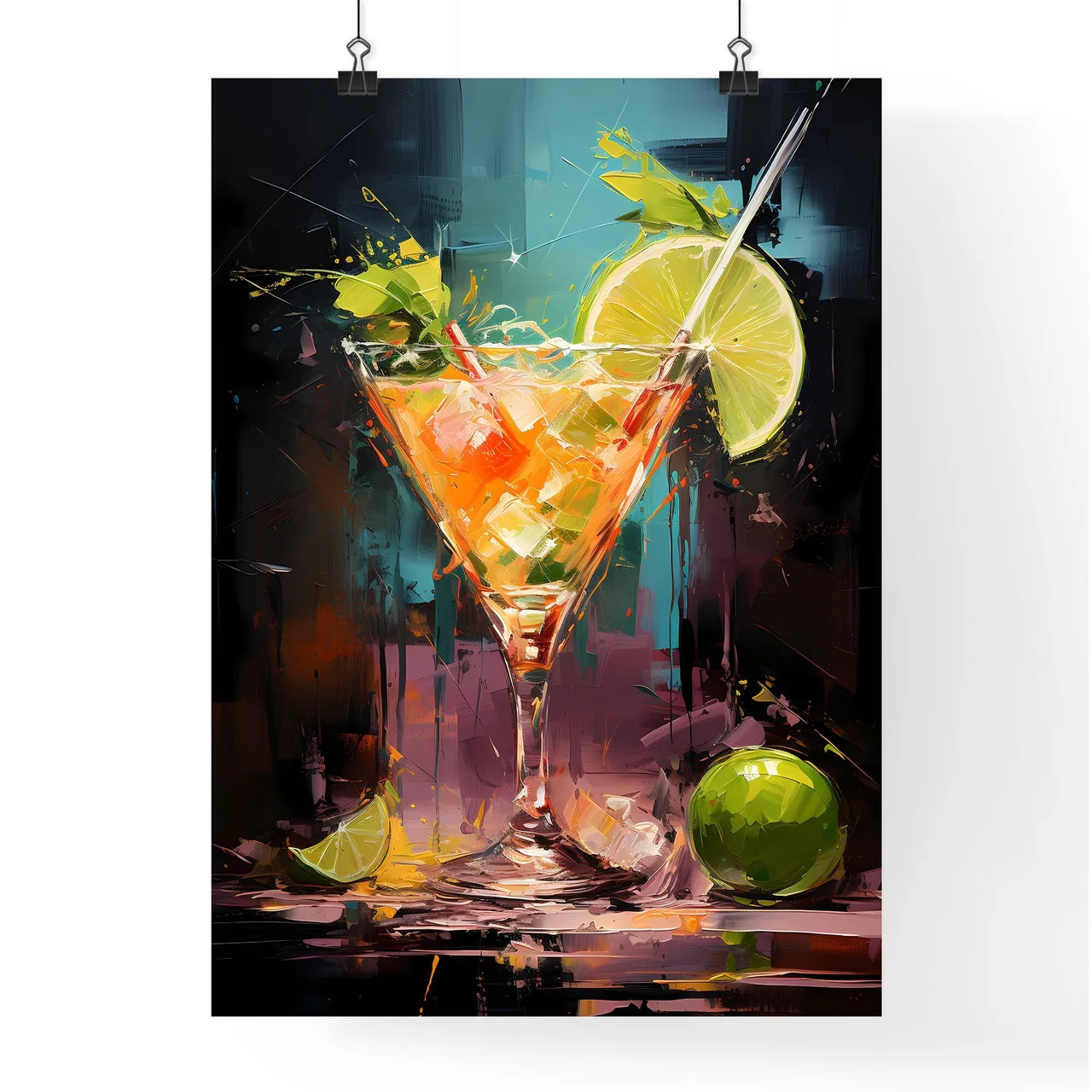 Daiquiri Cocktail - A Painting O Poster