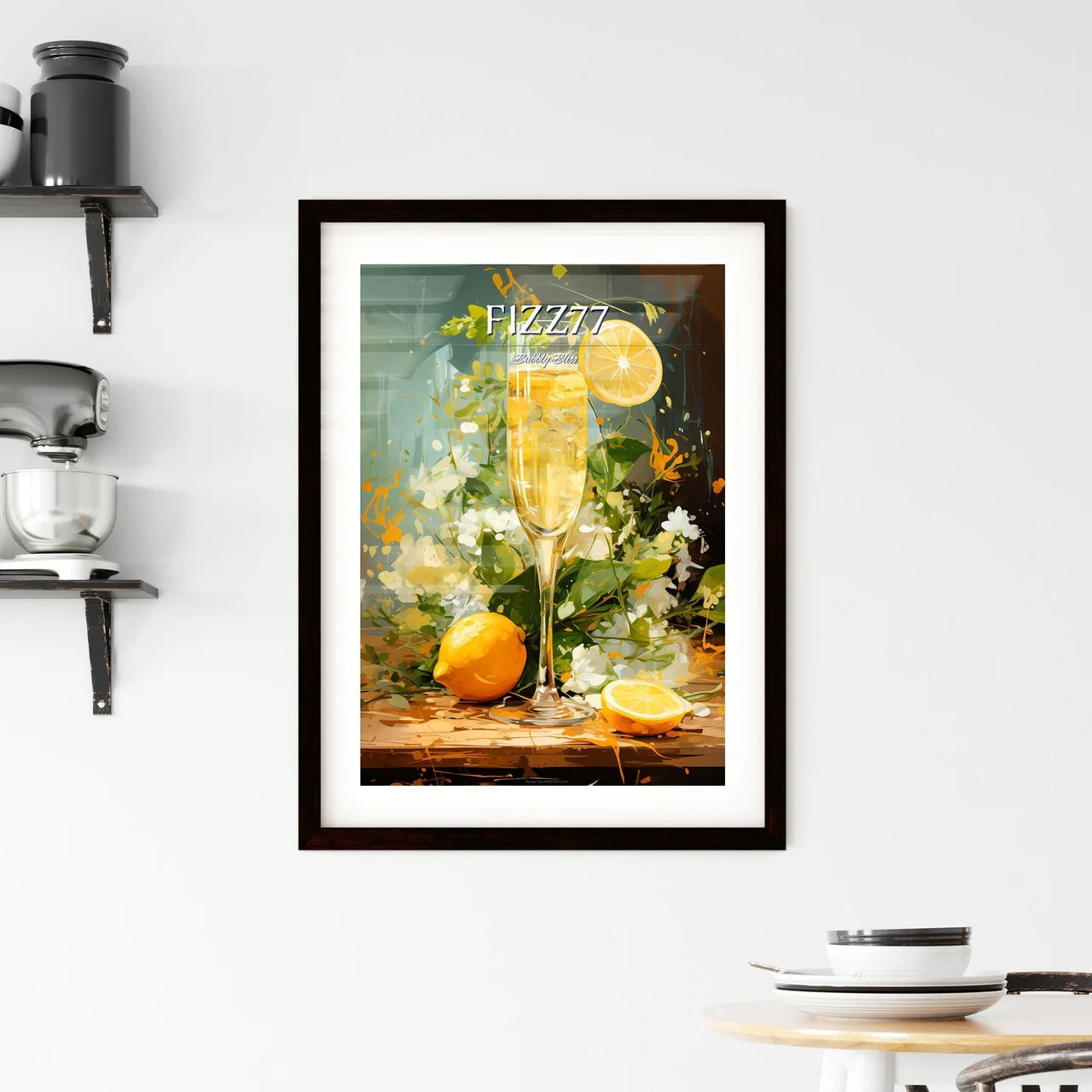 The French 77 Cocktail Is A Bubbly Mix - A G Framed Print