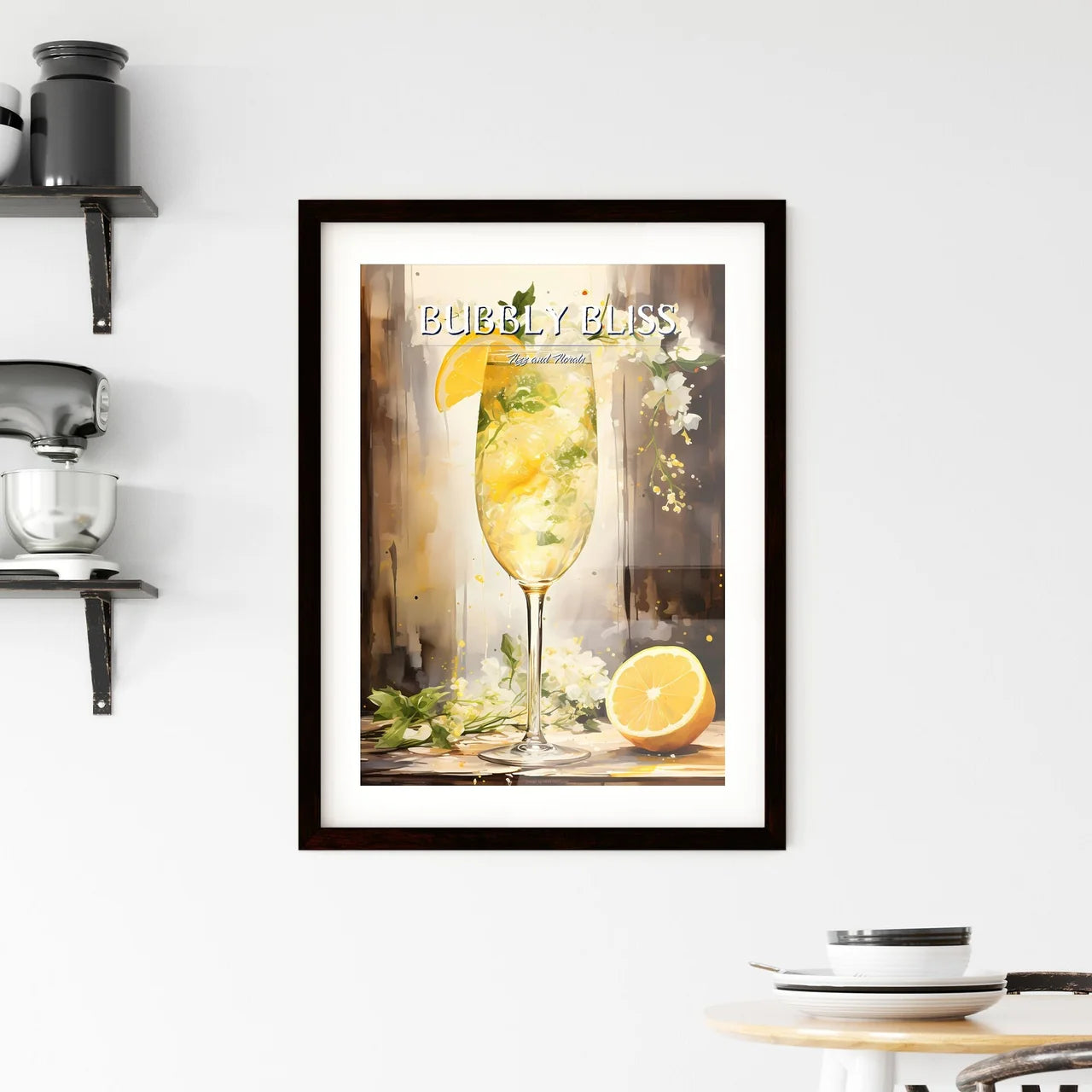 The French 77 Cocktail Is A Bubbly Mix - A G Framed Print