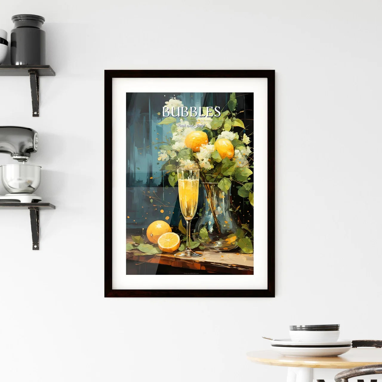 The French 77 Cocktail Is A Bubbly Mix - A G Framed Print