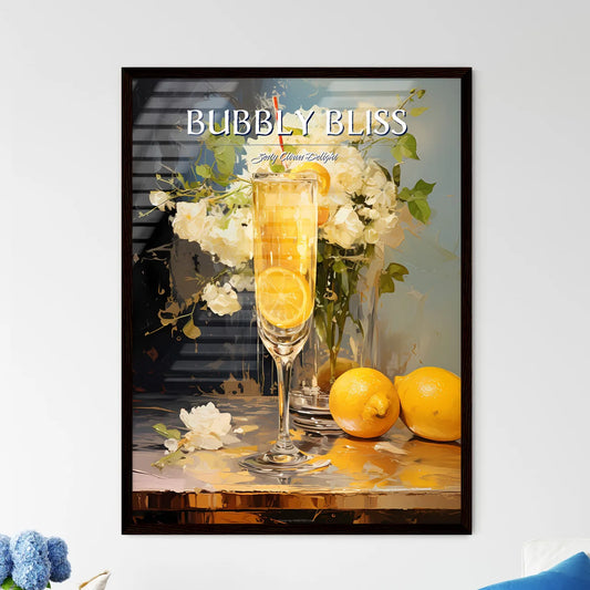 The French 77 Cocktail Is A Bubbly Mix - A G - Framed Art Print