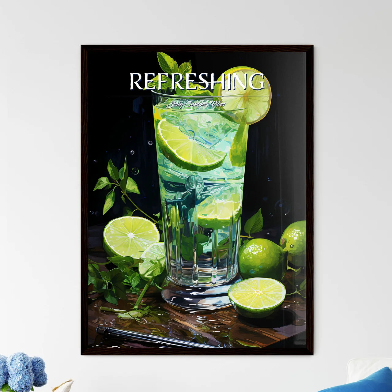 The Gin Gimlet Is A Classic Cocktail - A Gla - Framed Art Print