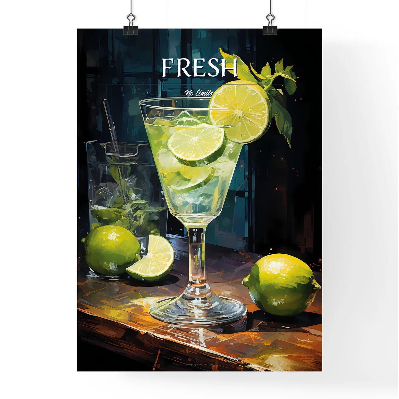 The Gin Gimlet Is A Classic Cocktail - A Gla Poster
