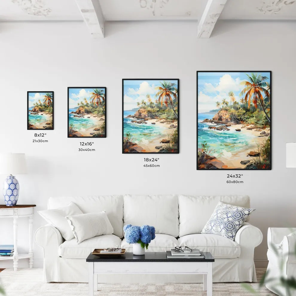 Tropical Island And Sand Beach Exotic Travel - Kitchen Hangings