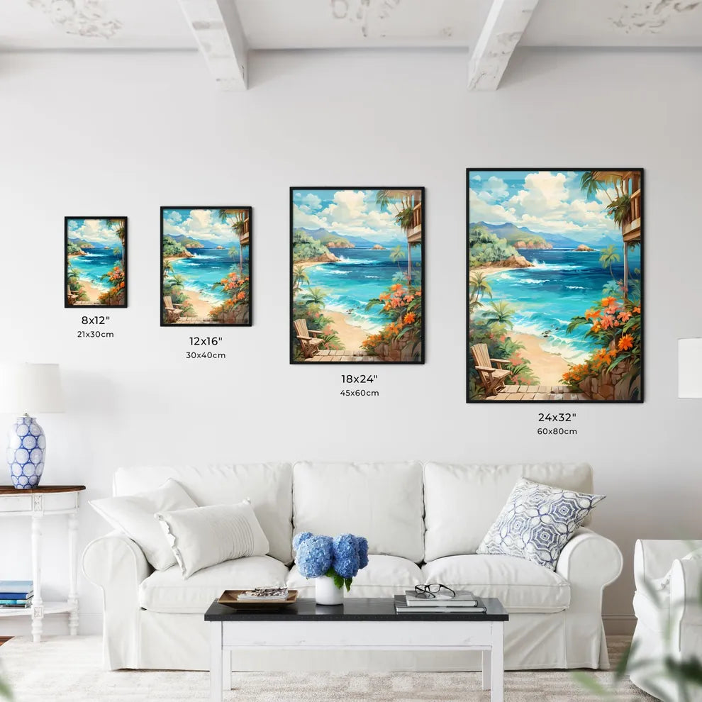 Tropical Island And Sand Beach Exotic Travel - Kitchen Hangings