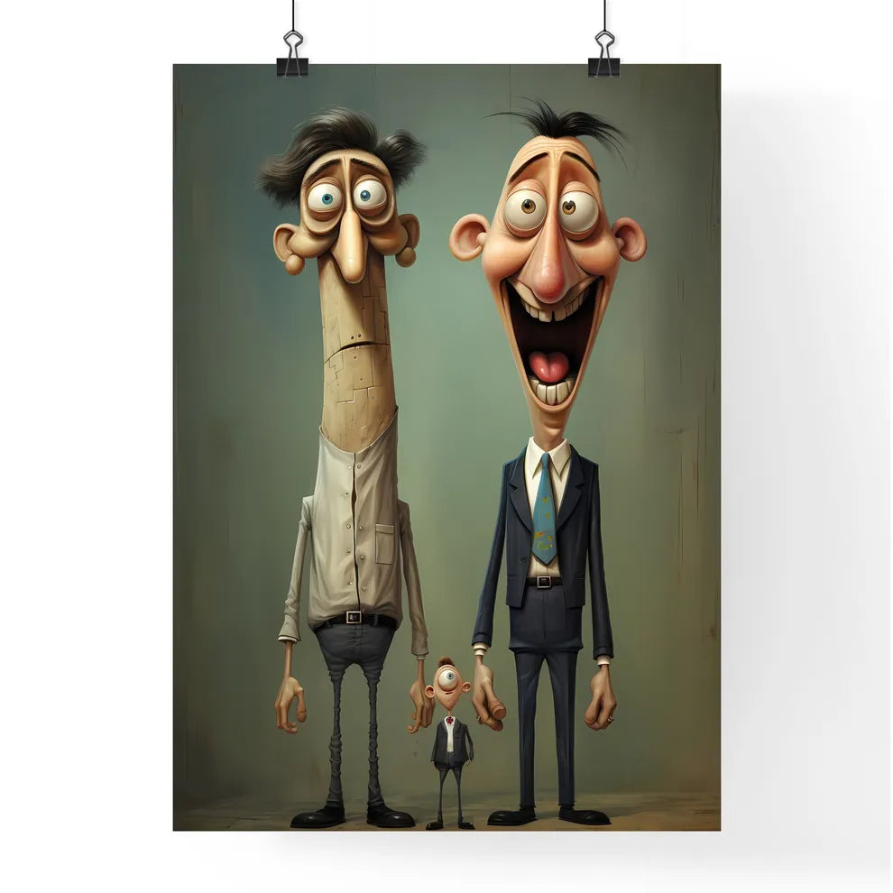 Two Businessman Very Tall  Poster