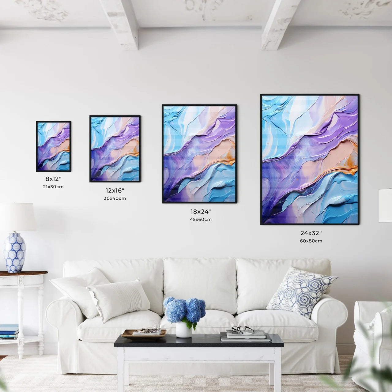 Unique Textured Reflective Metallic Abstract - Kitchen Hangings