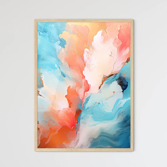 Unique Textured Reflective Metallic Abstract - Framed Art Print