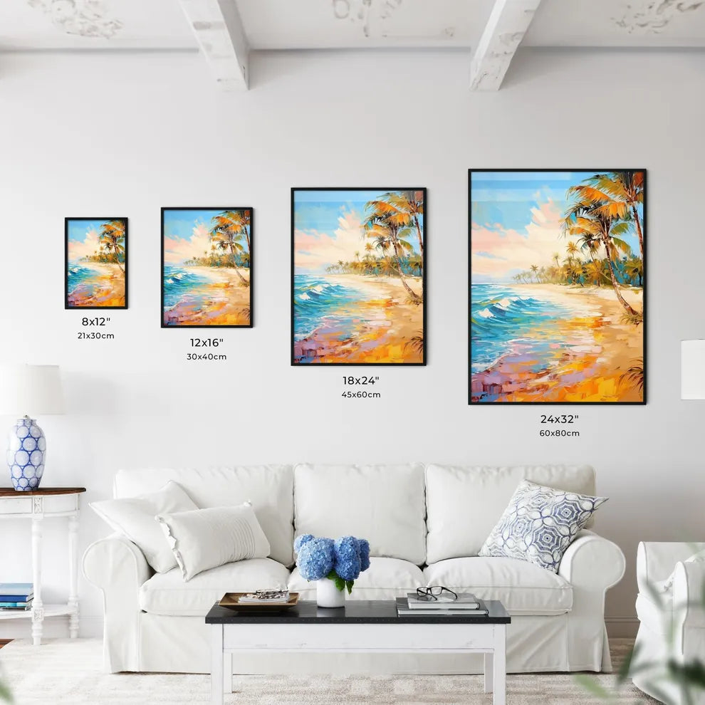 Wide Paradise Beach Panorama Background - A  - Kitchen Hangings