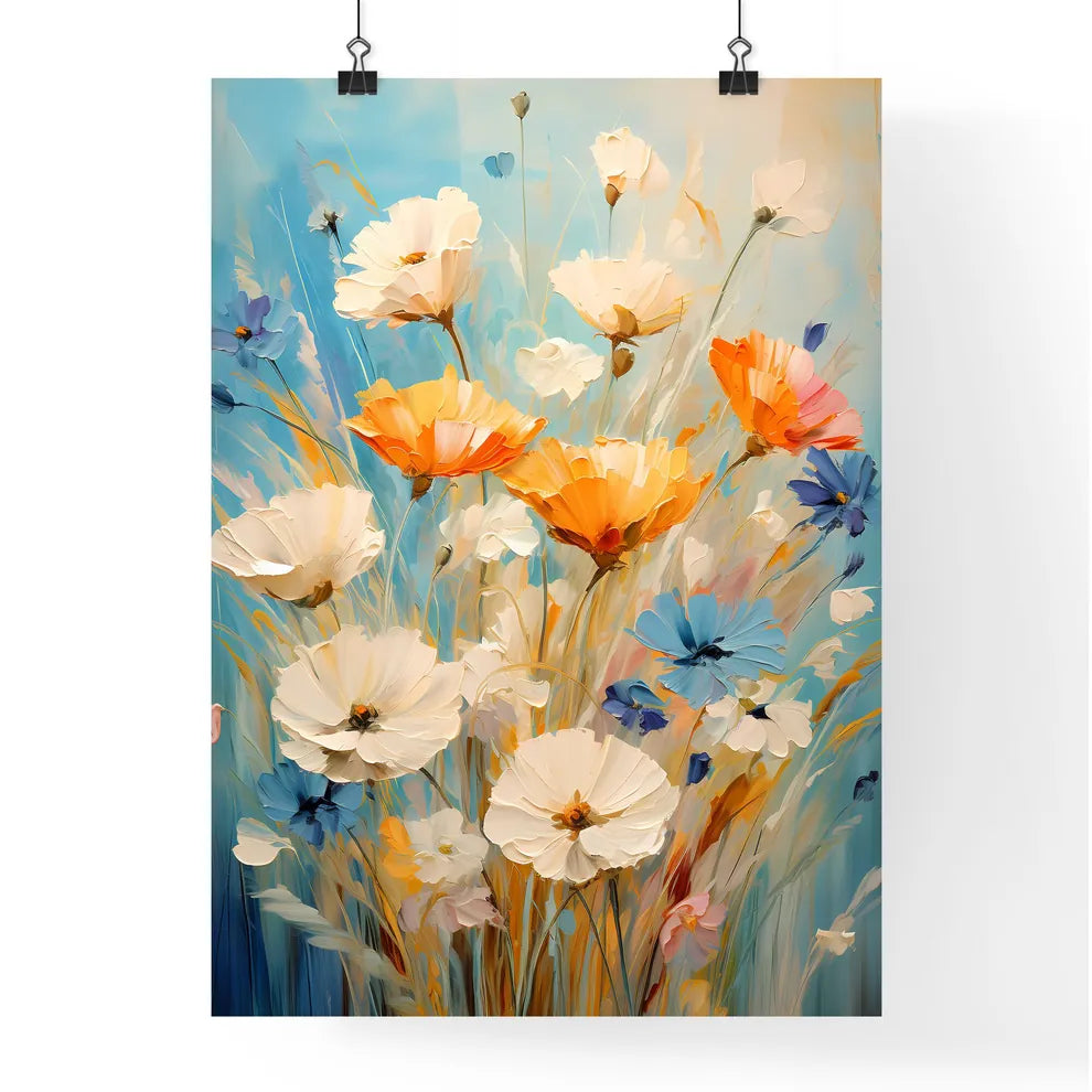 Wild Summer Grasses And Field Flowers - A Pa Poster