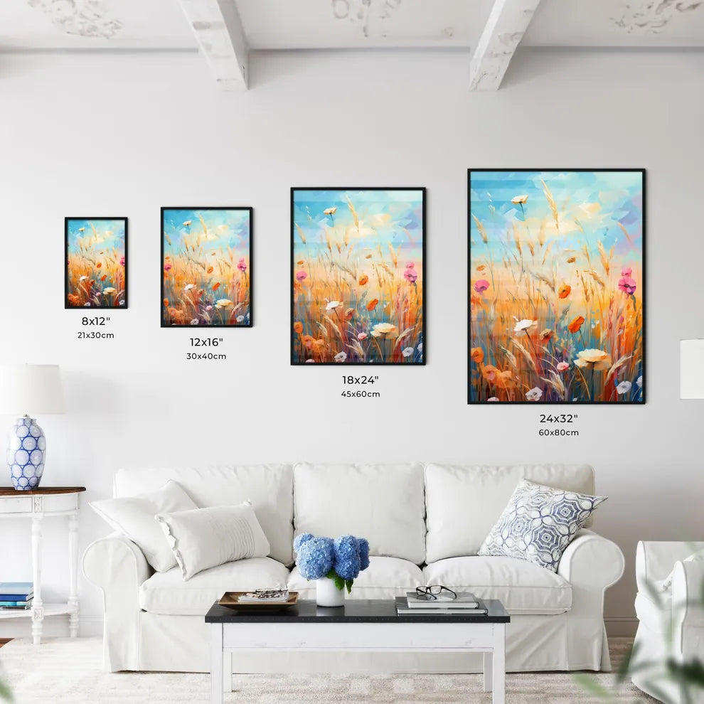 Wild Summer Grasses And Field Flowers - A Pa - Kitchen Hangings