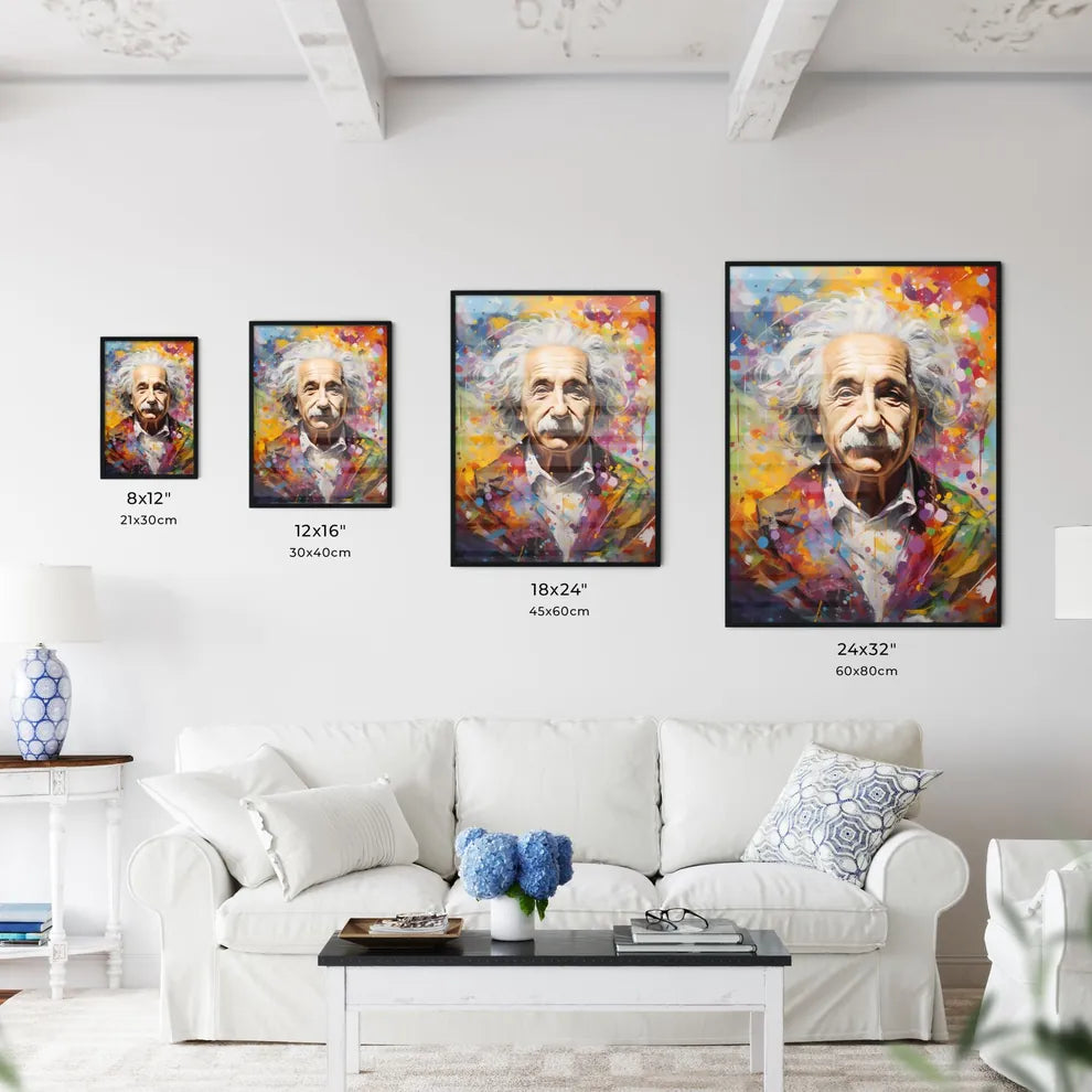 Albert Einstein Doing A Job - A Painting O - Kitchen Hangings