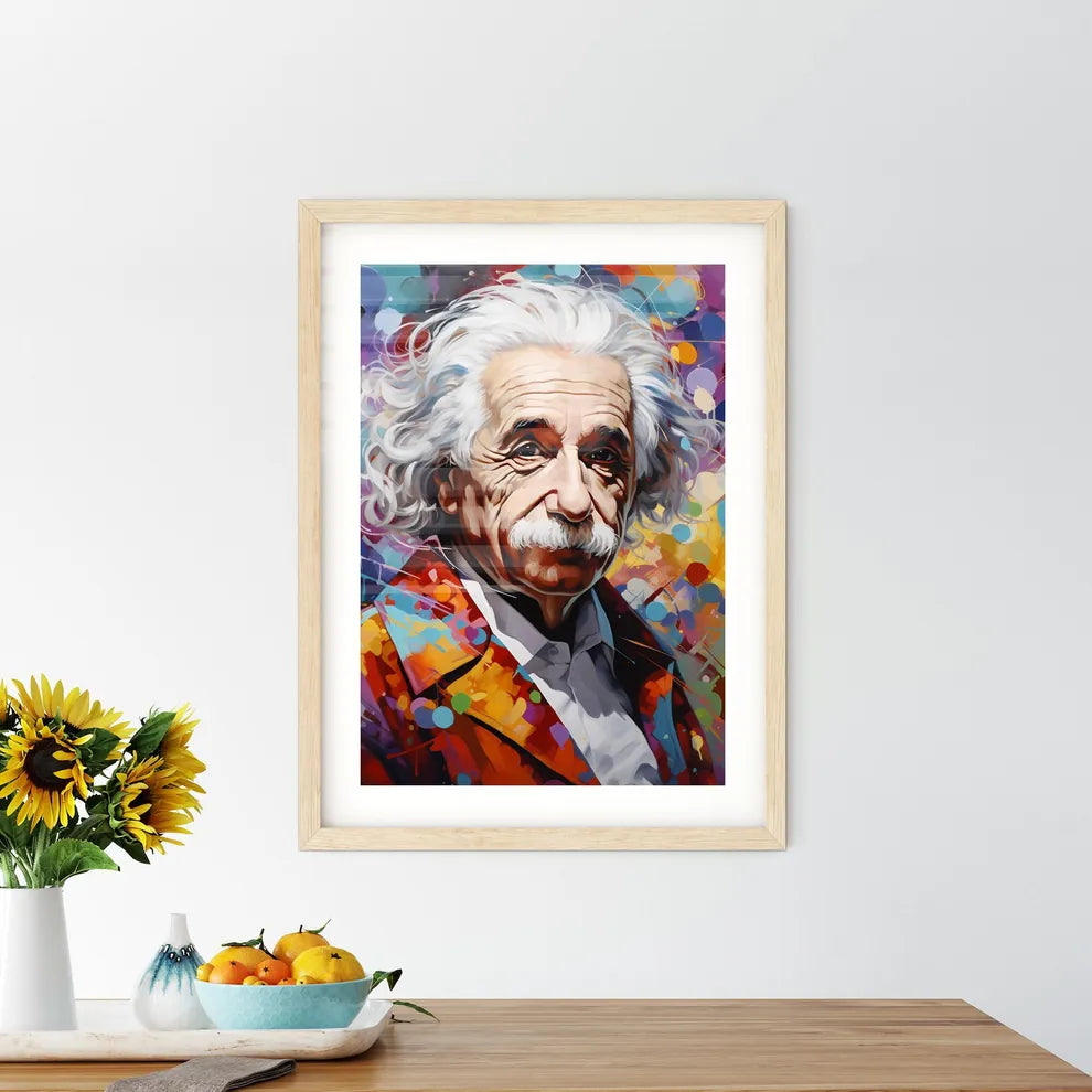 Albert Einstein Doing A Job  Hangings