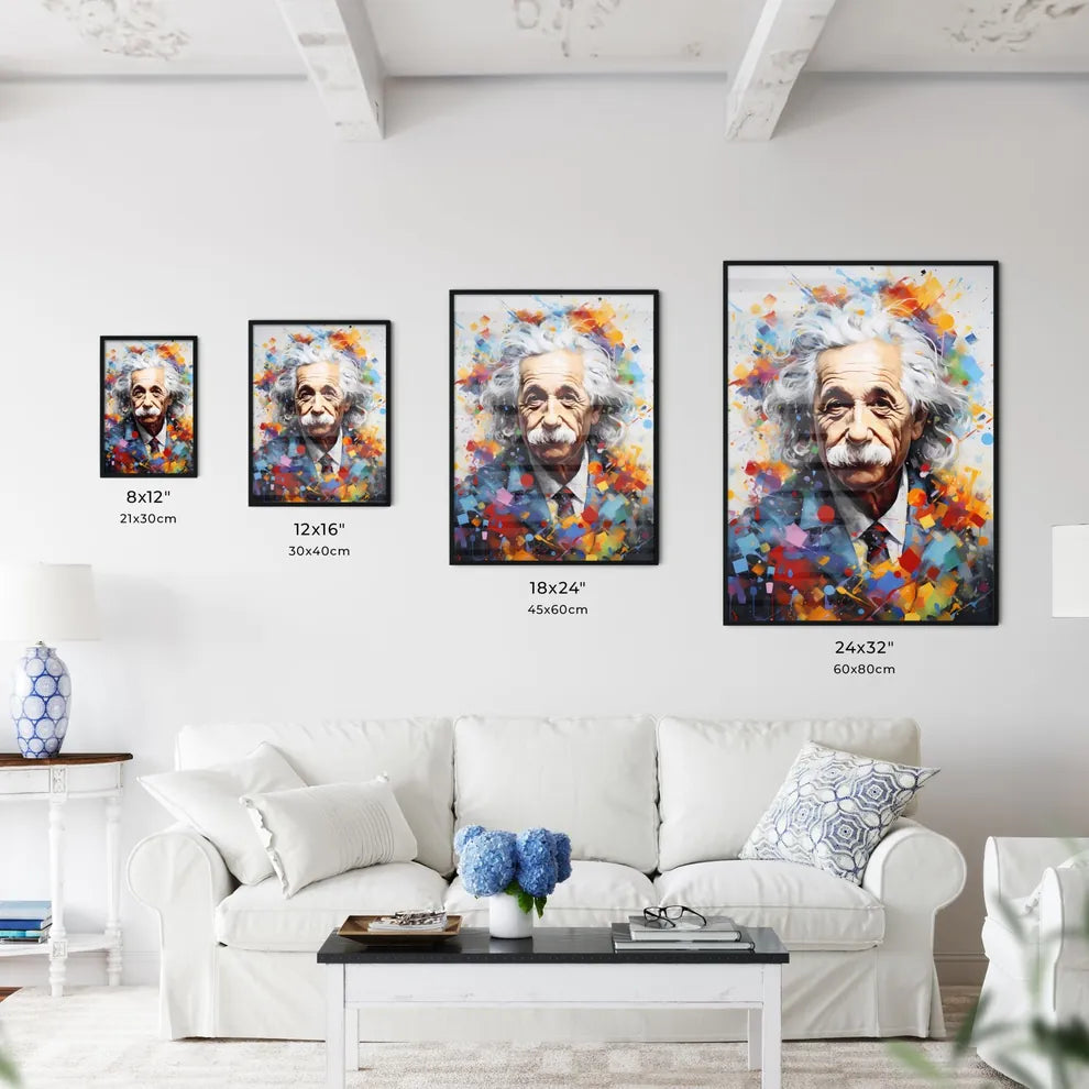 Albert Einstein Doing A Job - A Man With W - Kitchen Hangings