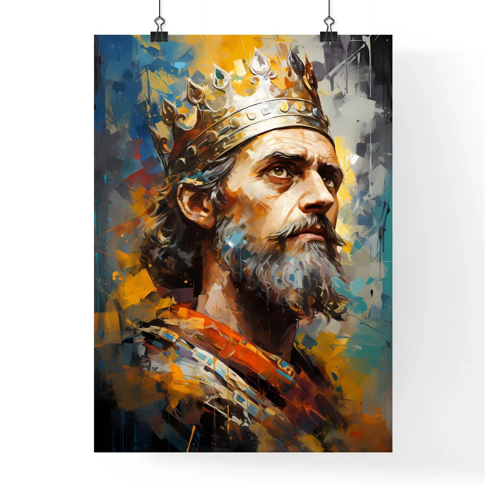 Alfred The Great King Of Wessex - A Painting Poster
