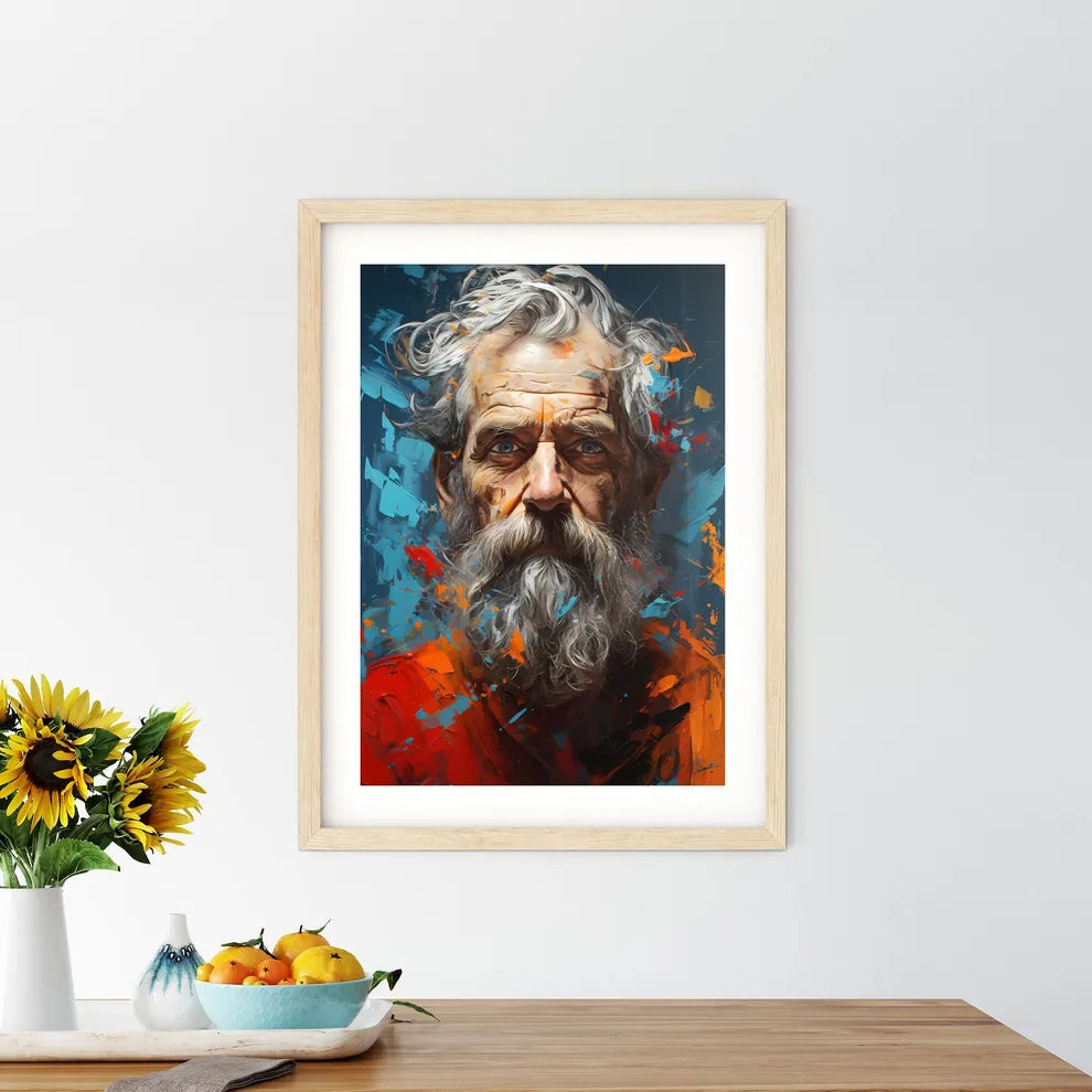 Aristotle Ancient Greek Philosopher - A Man  Framed Print