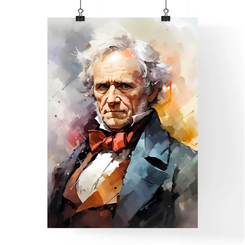 Arthur Schopenhauer German Philosopher  Poster