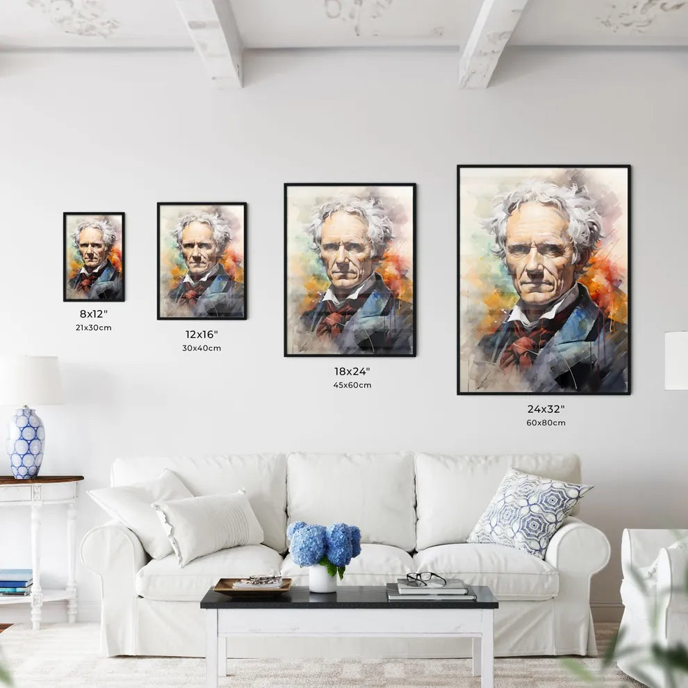 Arthur Schopenhauer German Philosopher  Size Chart