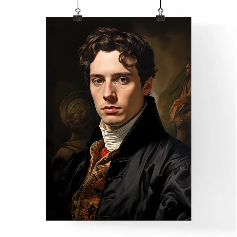 Carl Maria Friedrich Ernst Von Weber German Composer - A Man In A Black Coat Default Title