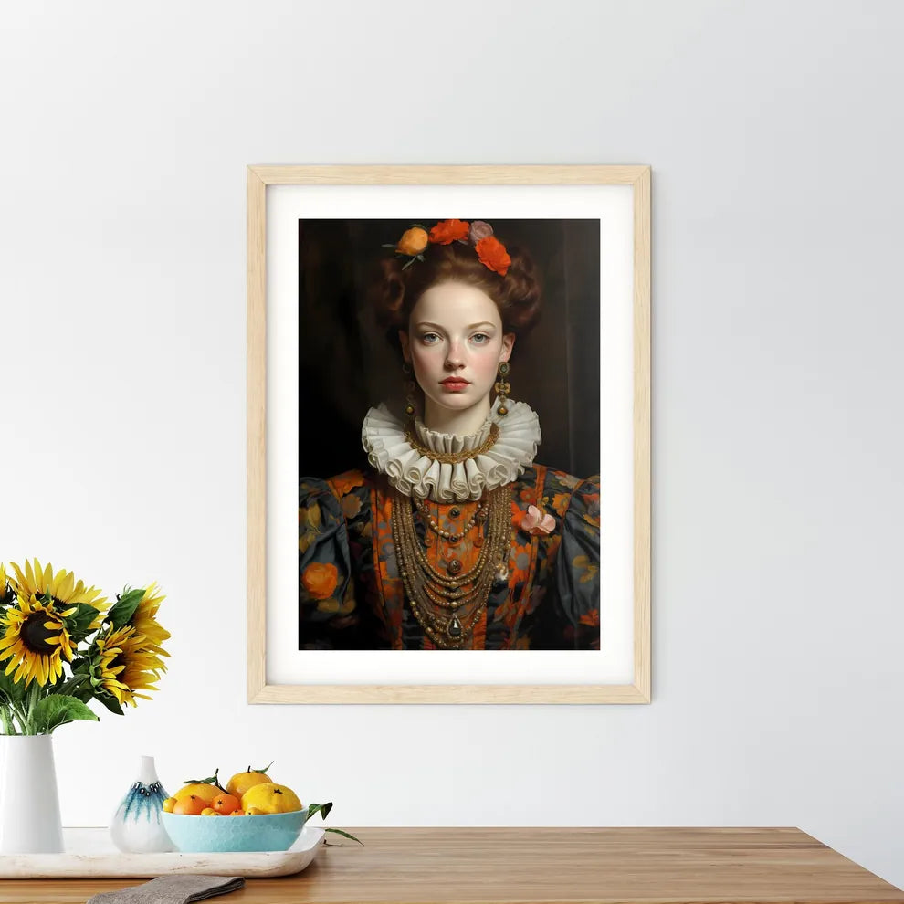 Catherine De Medici Italian Noblewoman - A W Framed Print