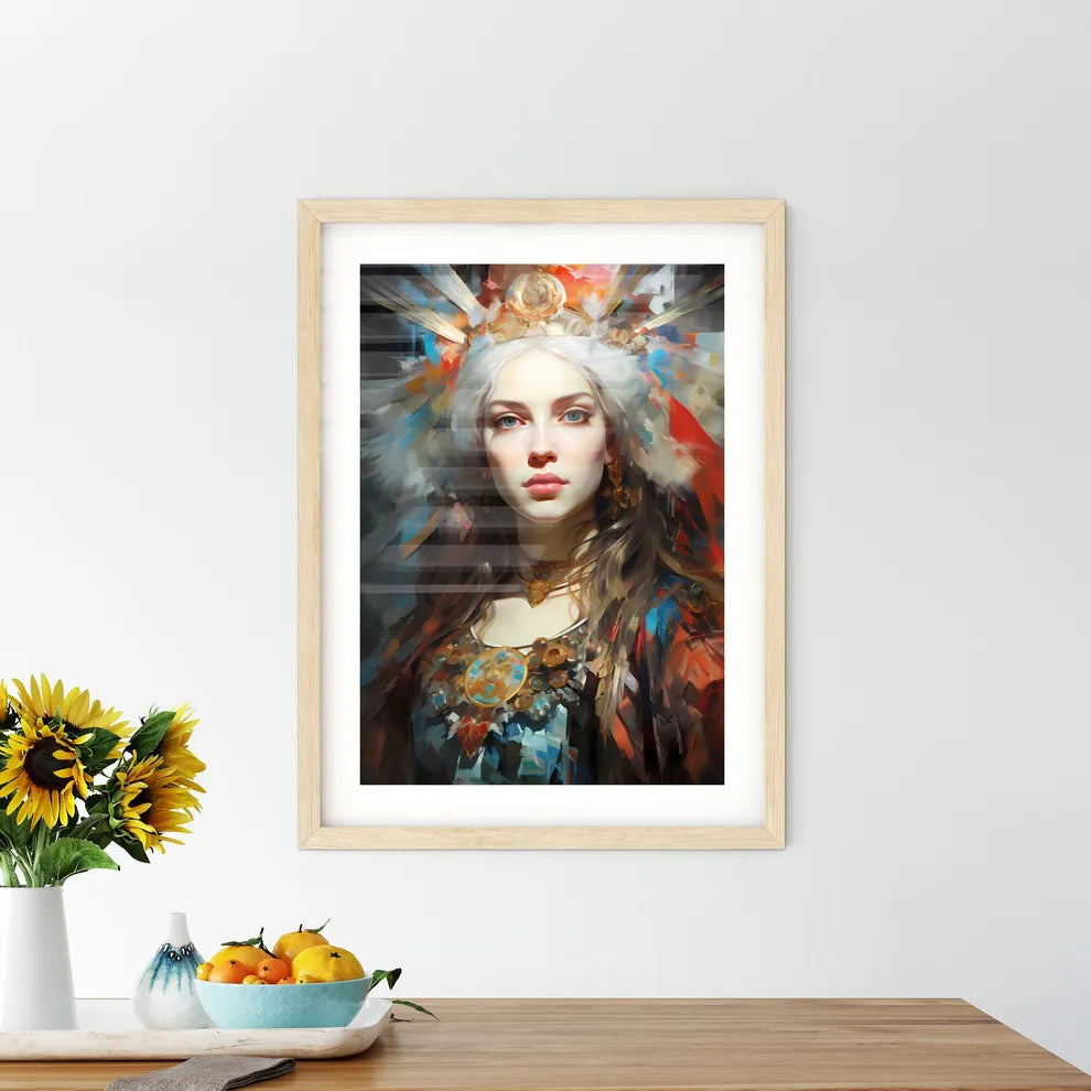 Catherine The Great Empress Of Russia - A Wo Framed Print