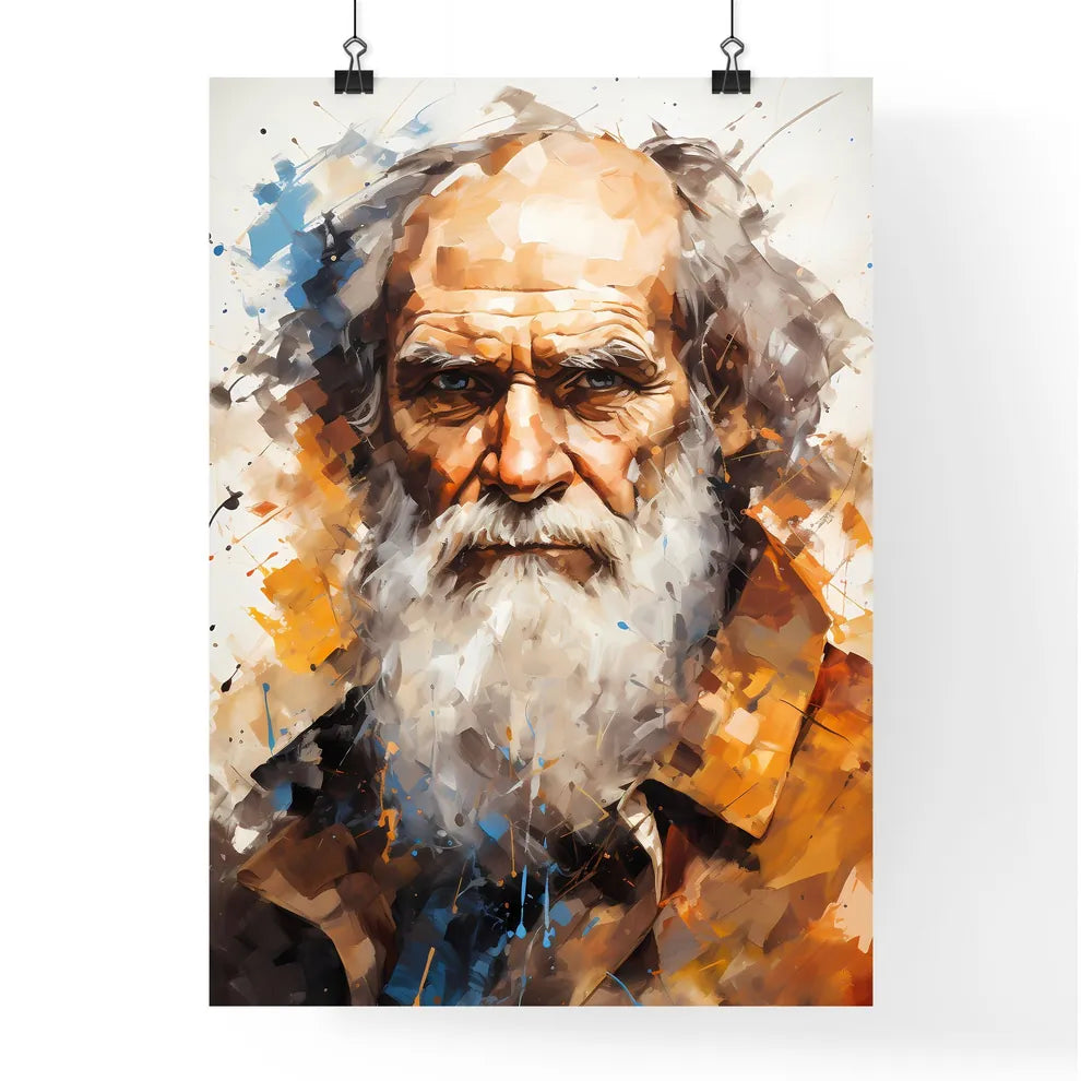 Charles Darwin British Naturalist Geologist  Poster