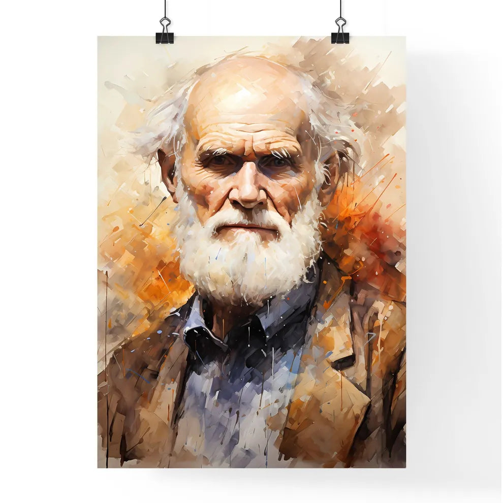 Charles Darwin British Naturalist Geologist  Poster