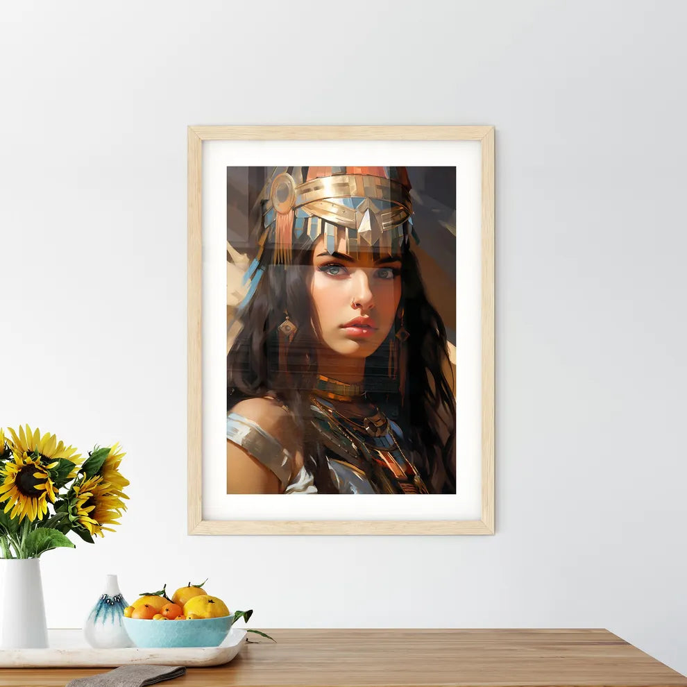 Cleopatra Last Active Pharaoh Of Ancient Egy Framed Print