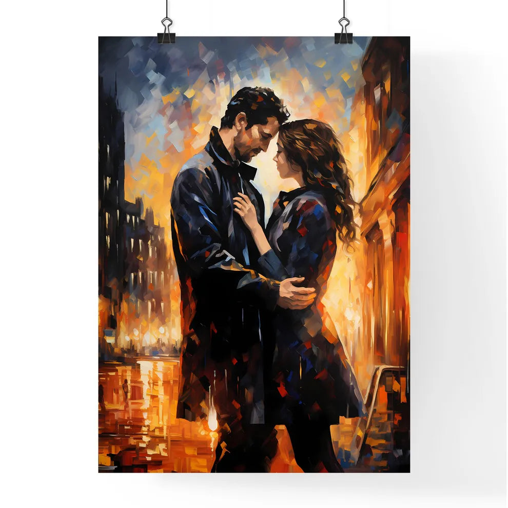 Couple In Times Of The Revolution In Paris - Poster