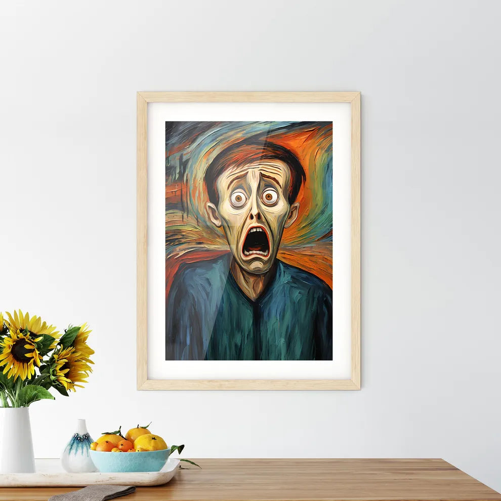 Edvard Munch - A Painting O Framed Print