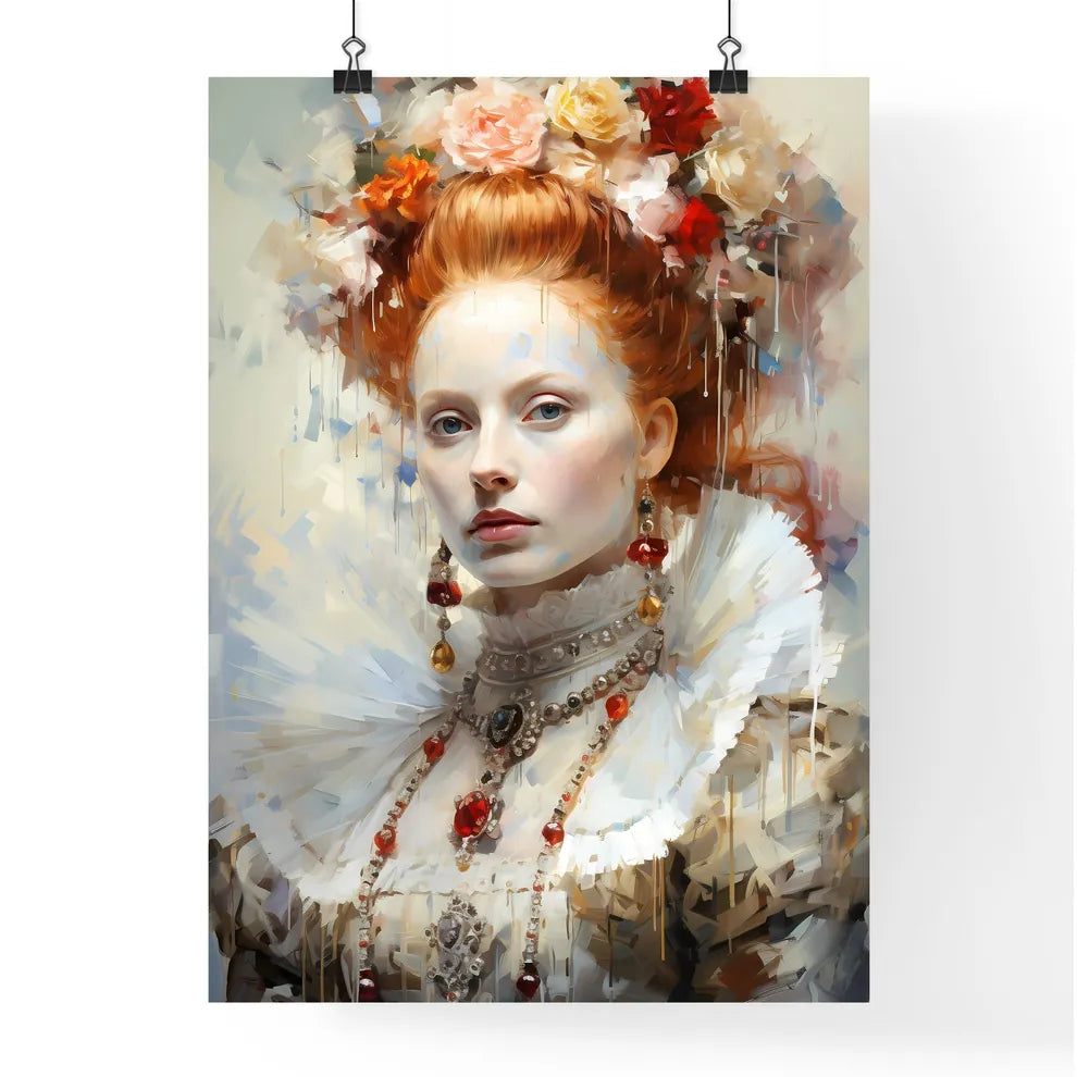 Elizabeth I Queen Of England And Ireland - A Poster