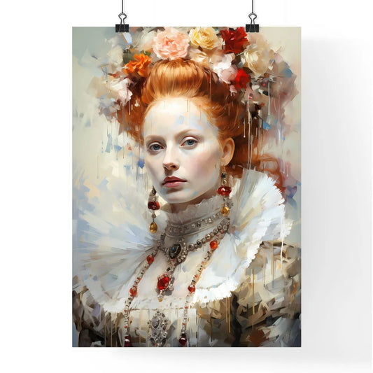 Elizabeth I Queen Of England And Ireland - A Poster