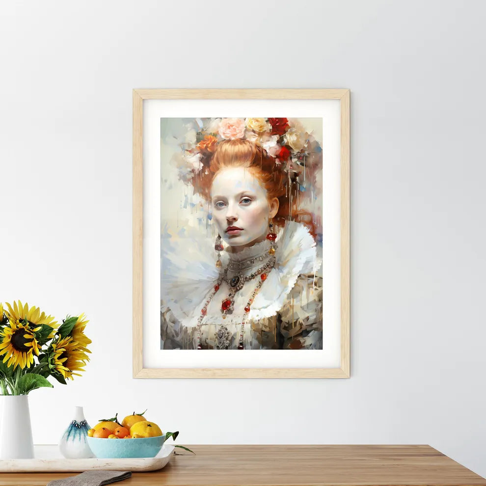 Elizabeth I Queen Of England And Ireland - A Framed Print