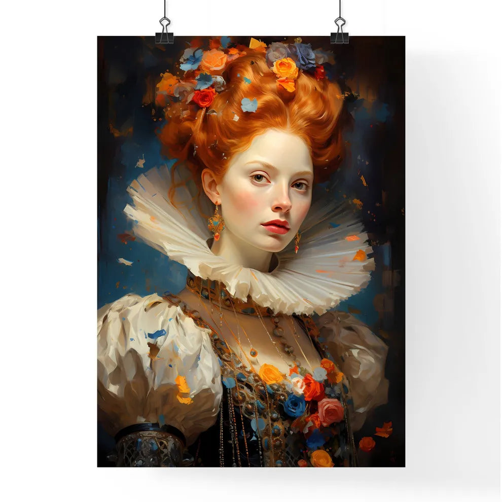 Elizabeth I Queen Of England And Ireland - A Poster