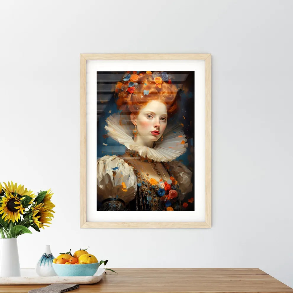 Elizabeth I Queen Of England And Ireland - A Framed Print