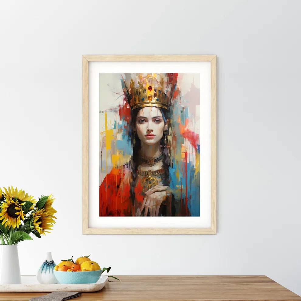 Empress Matilda Claimant To The English Thro Framed Print