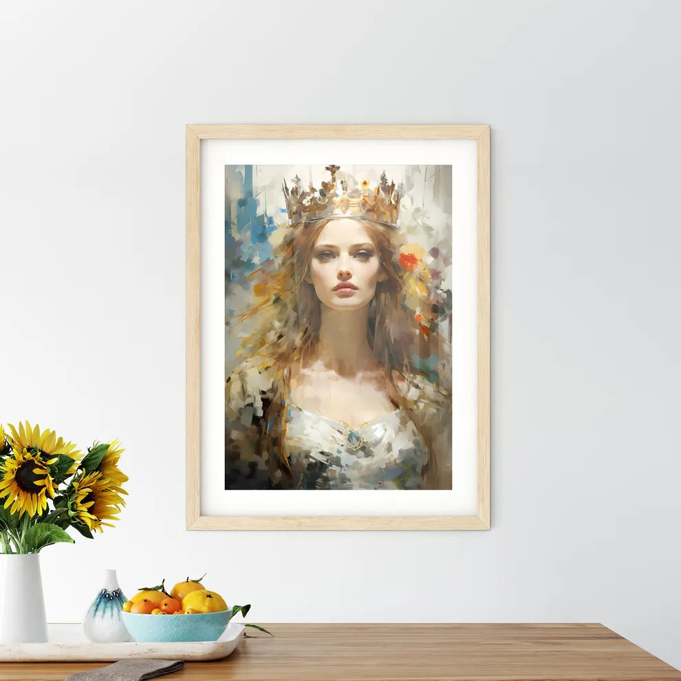 Empress Matilda Claimant To The English Thro Framed Print