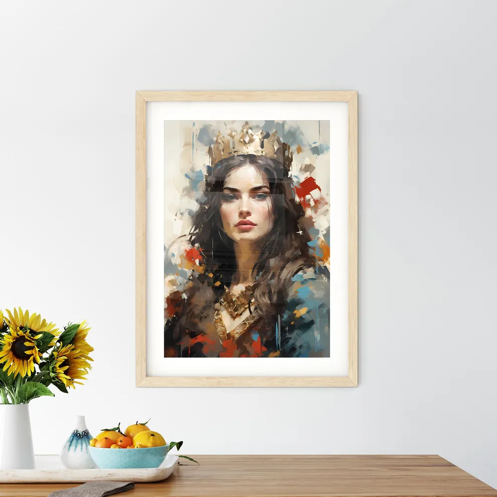 Empress Matilda Claimant To The English Thro Framed Print