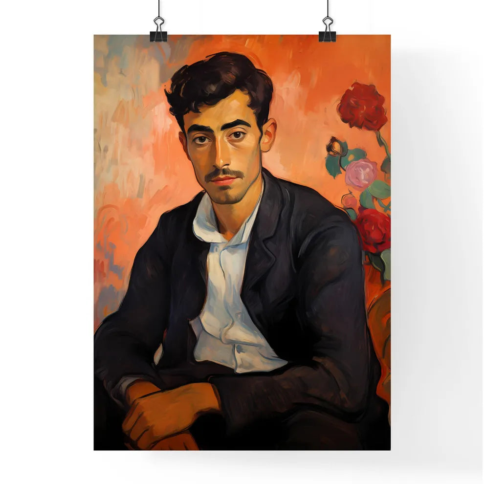 Eugne Henri Paul Gauguin French Post-Impressionist - A Man Sitting In A Chair Default Title