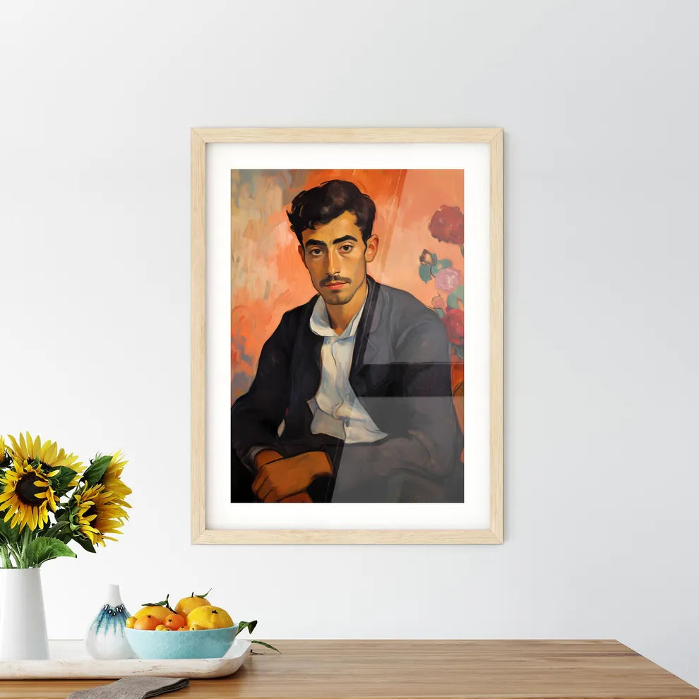 Eugne Henri Paul Gauguin French Post-Impressionist - A Man Sitting In A Chair Default Title